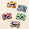 Personalized custom Dog ID Tag, 3D Print Embroidery Style Dog Tag, Dog name tag